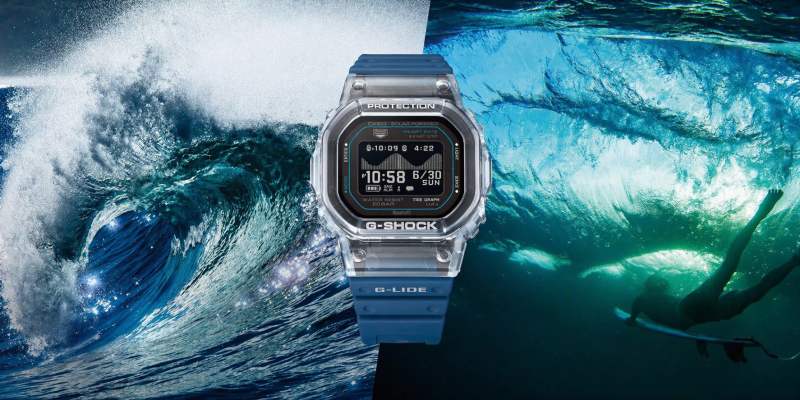 Casio выпустила новые часы серии G‑Lide &mdash; впервые с датчиком сердечного ритма