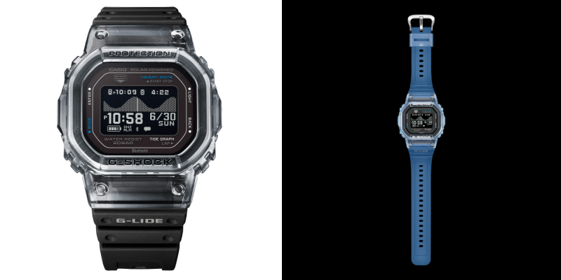 Casio выпустила новые часы серии G‑Lide &mdash; впервые с датчиком сердечного ритма