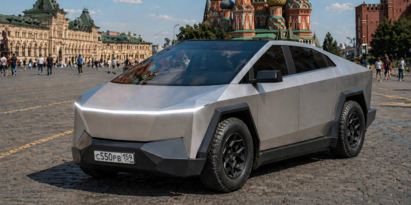 У нас есть Cybertruck дома: &laquo;Руссо-Балтъ&raquo; показала футуристичный кроссовер C55