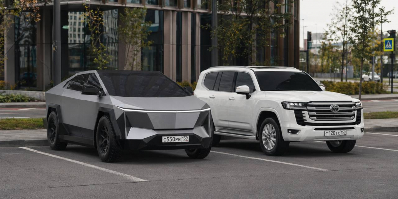 У нас есть Cybertruck дома: &laquo;Руссо-Балтъ&raquo; показала футуристичный кроссовер C55