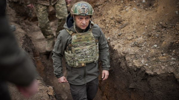 Зеленский: украинские войска не покинут Донбасс