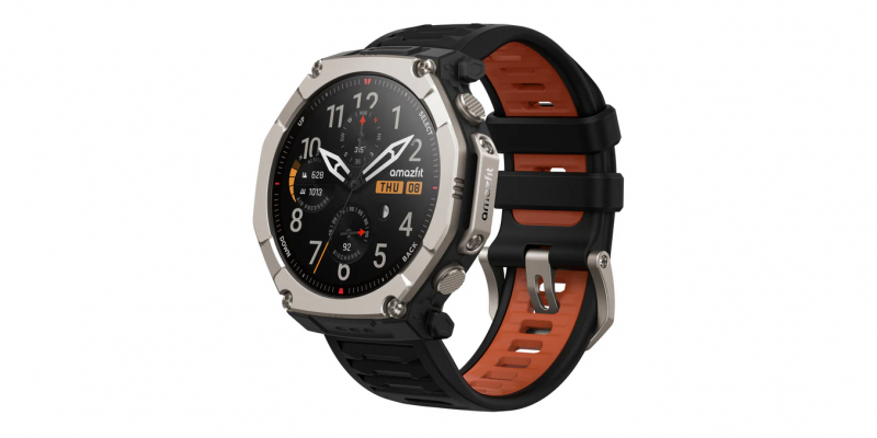 Amazfit представила T‑Rex Ultra 2 — титановые смарт-часы с автономностью до 30 дней