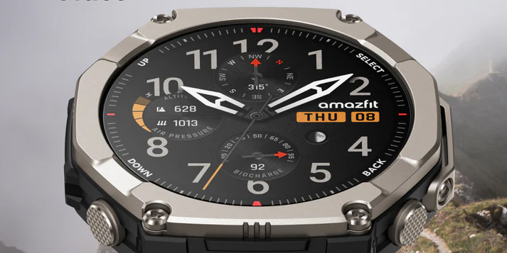 Amazfit представила T‑Rex Ultra 2 — титановые смарт-часы с автономностью до 30 дней