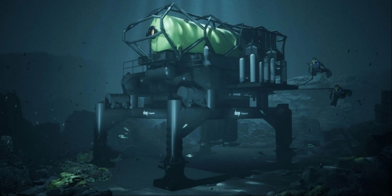 Американский стартап Deep построил на дне океана жилую капсулу для учёных