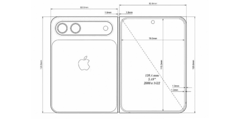 Apple планирует выпустить складной iPhone с широким экраном, похожий на Huawei Pura X
