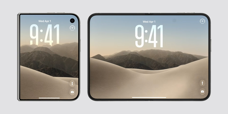 Apple представила свой первый складной смартфон iPhone Duo &mdash; он похож на Galaxy&nbsp;Z&nbsp;Fold 8