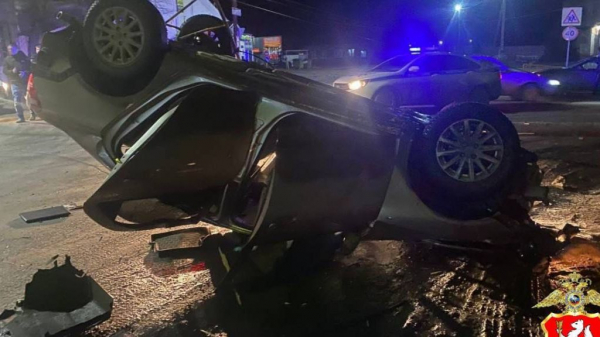В Тугулыме водитель пытался скрыться от ГАИ и попал в ДТП