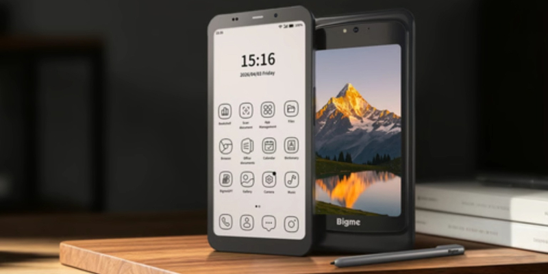 Bigme представила двухсторонний смартфон HiBreak Dual 2 — у него два больших дисплея