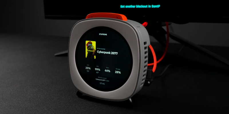 Блогер показал мини-ПК Piston V&nbsp;с сенсорным дисплеем и&nbsp;поддержкой двух&nbsp;ОС