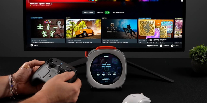 Блогер показал мини-ПК Piston V&nbsp;с сенсорным дисплеем и&nbsp;поддержкой двух&nbsp;ОС