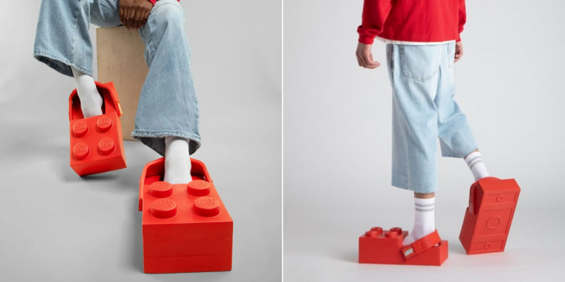Crocs показала квадратную обувь в стиле конструктора Lego &mdash; собирать её не&nbsp;надо