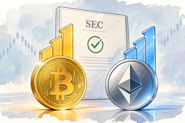 Sec одобрила 3x ETP с кредитным плечом на bitcoin и ethereum