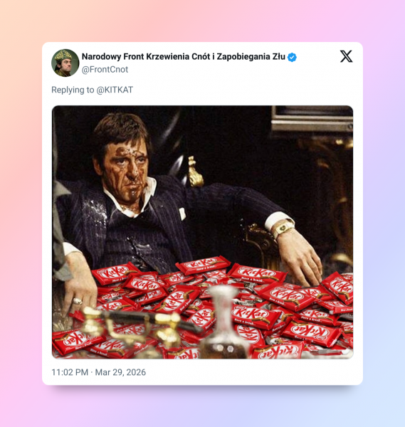 Кража 12 тонн батончиков KitKat стала новым мемом в стиле &laquo;мы тут ни при&nbsp;чём&raquo;
