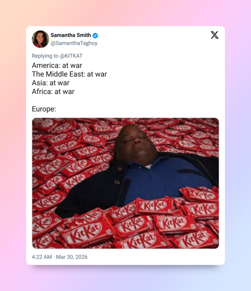 Кража 12 тонн батончиков KitKat стала новым мемом в стиле &laquo;мы тут ни при&nbsp;чём&raquo;