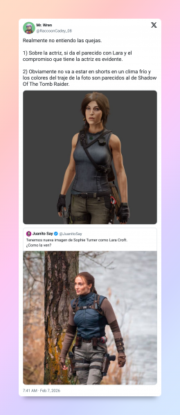Лара Крофт летит в озеро: появились первые кадры со съёмок сериала Tomb Raider