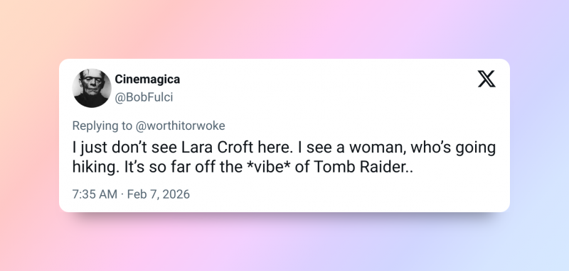 Лара Крофт летит в озеро: появились первые кадры со съёмок сериала Tomb Raider