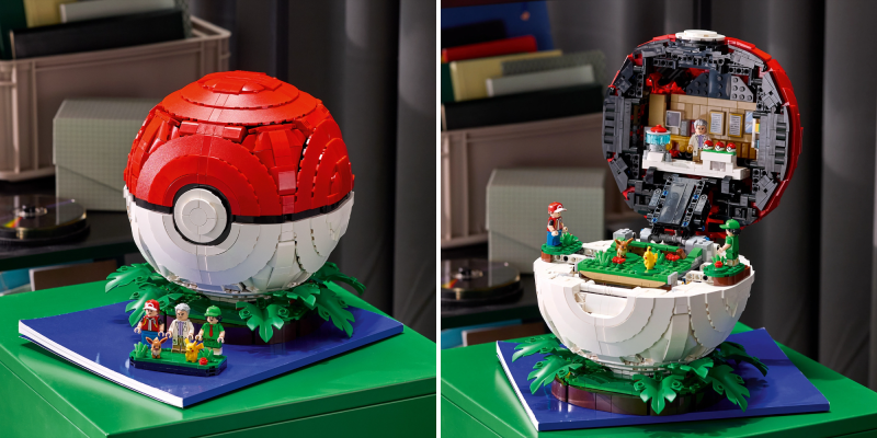 Lego показала пять наборов по аниме &laquo;Покемон&raquo;, включая огромный покебол с&nbsp;сюрпризом