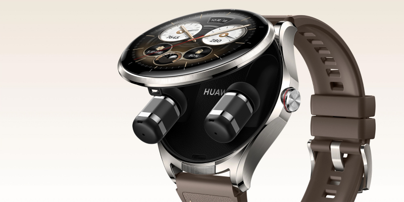 Наушники с ANC внутри смарт-часов: Huawei представила Watch Buds&nbsp;2