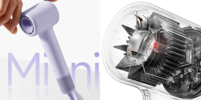 Новый мини-фен Xiaomi способен сушить короткие волосы за минуту