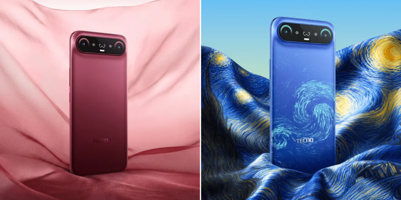 Tecno показала два ультратонких смартфона &mdash; Camon Slim 5G и&nbsp;Camon Air с&nbsp;мини‑экраном