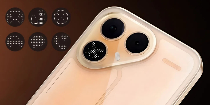 Tecno показала смартфон Pova 8 в стиле Nothing — с батареей 8 000 мА⋅ч и матричным экраном