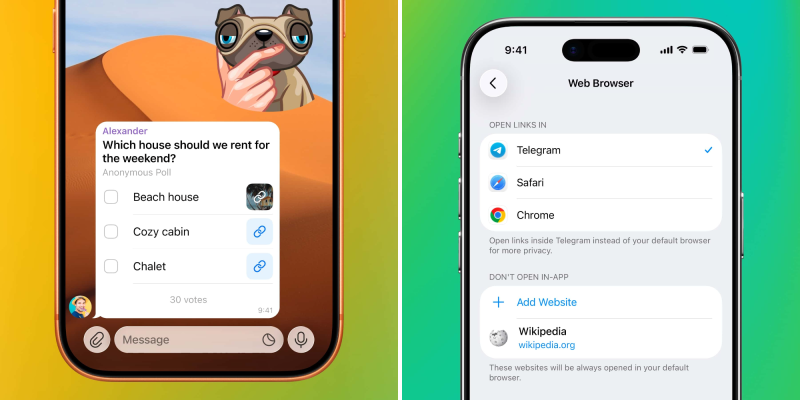 Telegram вышел на часах: представлено крупное обновление мессенджера