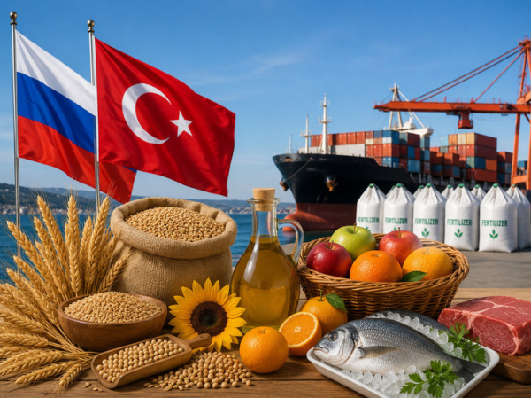 Торговля России и Турции резко выросла: названы главные товары