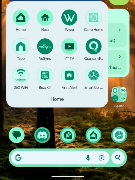 Все иконки на Android можно будет сделать тематическими &mdash; под цвет интерфейса